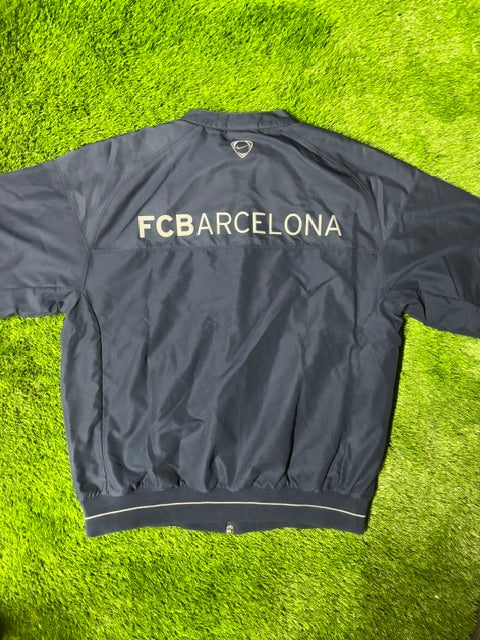 Barcelona 2007/08 Navy Track Jacket (S)