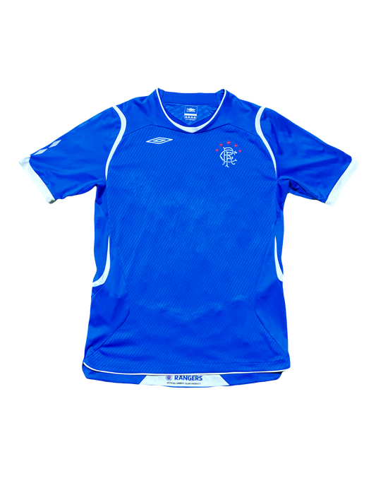 Rangers 2008/09 Home Shirt, No Sponsor (XS)