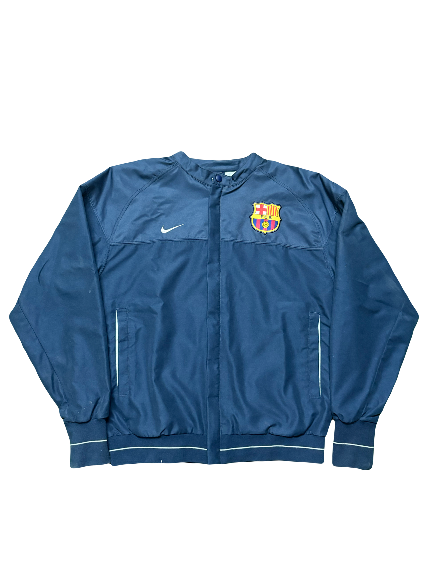Barcelona 2007/08 Navy Track Jacket (S)